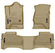 2017 GMC Sierra 1500 - Weatherbeater Series, Tan, Front and Rear, Molded Floor Liner