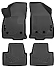 98281 Front and Rear Weatherbeater Series Molded Floor Liner, Black Made of Thermoplastic