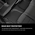 98281 Front and Rear Weatherbeater Series Molded Floor Liner, Black Made of Thermoplastic