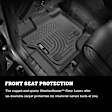 98331 Front and Second Row Weatherbeater Series Molded Floor Liner, Black Made of Thermoplastic