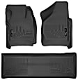 98381 Front and Rear Weatherbeater Series Molded Floor Liner, Black Made of Thermoplastic