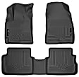 98531 Front and Rear Weatherbeater Series Molded Floor Liner, Black Made of Thermoplastic