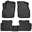 98631 Front and Second Row Weatherbeater Series Molded Floor Liner, Black Made of Thermoplastic