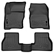 98771 Front and Rear Weatherbeater Series Molded Floor Liner, Black Made of Thermoplastic