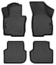 98831 Front and Rear Weatherbeater Series Molded Floor Liner, Black Made of Thermoplastic