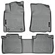 98902 Front and Rear Weatherbeater Series Molded Floor Liner, Gray Made of Thermoplastic