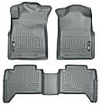 98952 Front and Rear Weatherbeater Series Molded Floor Liner, Gray Made of Thermoplastic