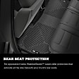 99001 Front and Second Row Weatherbeater Series Molded Floor Liner, Black Made of Thermoplastic