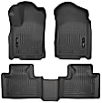 99051 Front and Rear Weatherbeater Series Molded Floor Liner, Black Made of Thermoplastic