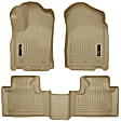 99053 Front and Rear Weatherbeater Series Molded Floor Liner, Tan Made of Thermoplastic