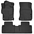 99441 Front and Rear Weatherbeater Series Molded Floor Liner, Black Made of Thermoplastic