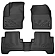99461 Front and Rear Weatherbeater Series Molded Floor Liner, Black Made of Thermoplastic