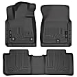 99561 Front and Rear Weatherbeater Series Molded Floor Liner, Black Made of Thermoplastic