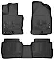 99691 Front and Rear Weatherbeater Series Molded Floor Liner, Black Made of Thermoplastic