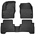 99741 Front and Rear Weatherbeater Series Molded Floor Liner, Black Made of Thermoplastic