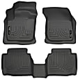 99751 Front and Second Row Weatherbeater Series Molded Floor Liner, Black Made of Thermoplastic