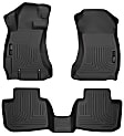 99801 Front and Rear Weatherbeater Series Molded Floor Liner, Black Made of Thermoplastic