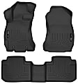 99881 Front and Rear Weatherbeater Series Molded Floor Liner, Black Made of Thermoplastic