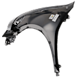Front, Passenger Side Fender, 4-Door Sedan, USA Built, Without Side Repeater Lamp