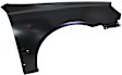 Front, Passenger Side Fender, With Body Side Molding Holes