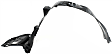  Front, Passenger Side Fender Liner, Coupe