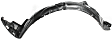  Front, Driver Side Fender Liner, Coupe