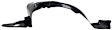Front, Driver Side Fender Liner, Base Model
