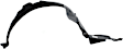 Front, Driver Side Fender Liner
