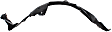 Front, Passenger Side Fender Liner, 4 Cyl., 2.0L Engine