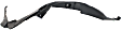 Front, Driver Side Fender Liner, 4 Cyl., 2.0L Engine
