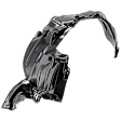 Front, Passenger Side Fender Liner, 6 Cyl., 3.5L Engine