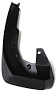 Front, Driver Side Mud Flaps, Black, Plastic, 4 Cyl., 2.4L Engine