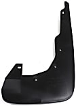 Front, Driver Side Mud Flaps, Black, Plastic, 4 Cyl., 2.4L Engine