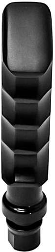 1531001 Pistol-Grip Series Shift Knob - Anodized Black, Aluminum, Pistol-Grip, Direct Fit, Sold Individually
