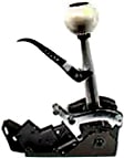 3160009 Quarter Stick Series Shifter - Aluminum Stick and High Gloss White Knob, Automatic, Direct Fit, Sold Individually