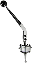 3915020 Billet Plus Series Shifter - Chrome Stick and Black Knob, Billet Aluminum and Billet Steel, Manual, Direct Fit, Sold Individually