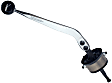 3915020 Billet Plus Series Shifter - Chrome Stick and Black Knob, Billet Aluminum and Billet Steel, Manual, Direct Fit, Sold Individually