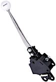 3917992 Competition Plus Series Shifter - Chrome Stick and White Knob, Steel and Plastic, Manual, Direct Fit, Sold Individually