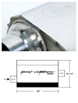 21501HKR Muffler, Natural, Aero Chamber Series