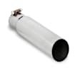 22203HKR Universal, Exhaust Tip - Chrome Steel Single  Sold individually