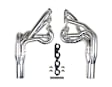 2401-1HKR Headers Long Tube, Silver Ceramic Coated, Made of Steel