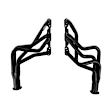 2451-3HKR Headers Long Tube, Painted Black, Made of Steel