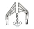 2457-1HKR Headers Long Tube, Silver Ceramic Coated, Made of Steel