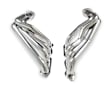 2457-1HKR Headers Long Tube, Silver Ceramic Coated, Made of Steel