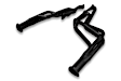 4901HKR Headers Long Tube, Painted Black, Made of Steel