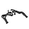 5901HKR Headers Long Tube, Painted Black, Made of Steel