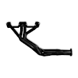 5901HKR Headers Long Tube, Painted Black, Made of Steel