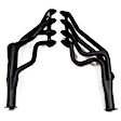 6114HKR Headers Long Tube, Painted Black, Made of Steel