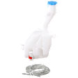 Washer Reservoir, With Pump, Without Sensor, Without Filler Neck