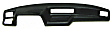 501 Dash Cover, Black, Molded; Overlay Over Factory Dash, Dash Cap Series